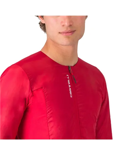 Castelli Fly Jack-sey GTX Gore-Tex Windstopper Men's Cycling Jacket/Jersey, Rich Red