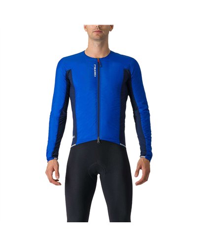 Castelli Fly Jack-sey GTX Gore-Tex Windstopper Men's Cycling Jacket/Jersey, Vivid Blue/Belgian Blue