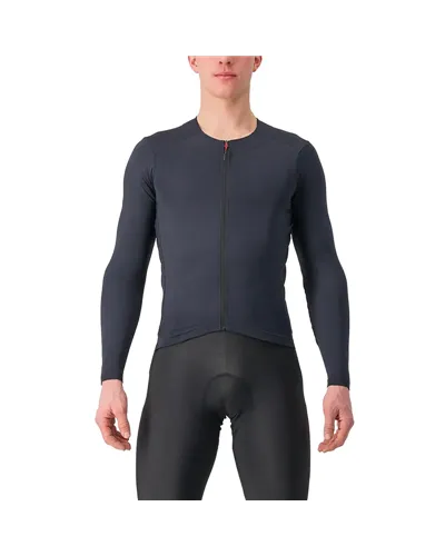 Castelli Fly Men's Cycling Jersey, Light Black