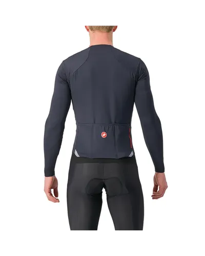 Castelli Fly Men's Cycling Jersey, Light Black