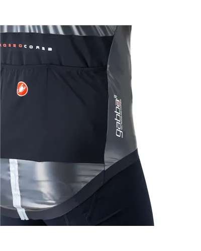 Castelli Gabba R Rosso Corsa Men's Waterproof/Windproof Long Sleeve, Black