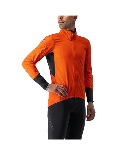 Castelli Gavia GTX Gore-Tex Men's Windproof/Waterproof Cycling Jacket, Fiery Red