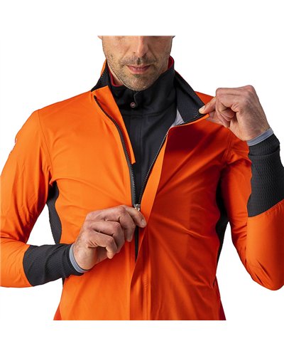 Castelli Gavia GTX Gore-Tex Men's Windproof/Waterproof Cycling Jacket, Fiery Red