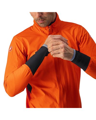 Castelli Gavia GTX Gore-Tex Men's Windproof/Waterproof Cycling Jacket, Fiery Red