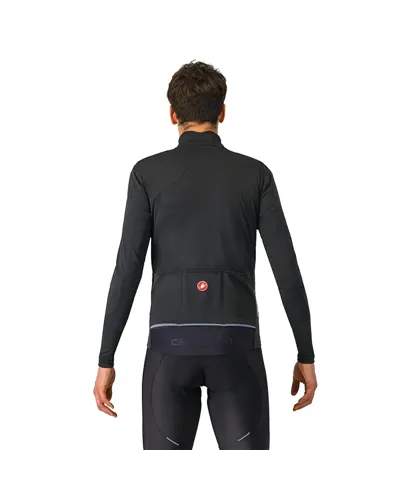 Castelli Perfetto Air Ristretto Men's Cycling Jacket, Light Black