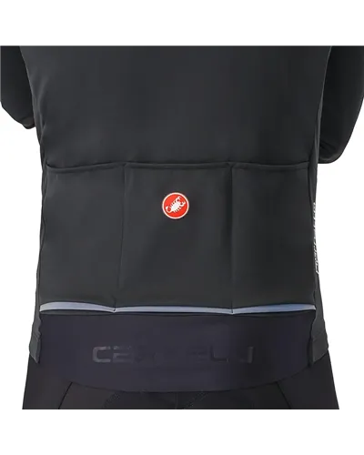Castelli Perfetto Air Ristretto Men's Cycling Jacket, Light Black