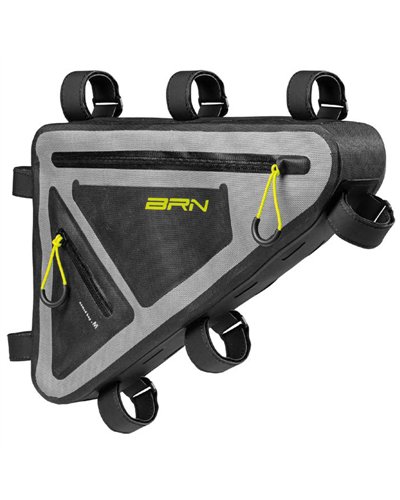 BRN Nomad Borsa Telaio Bici Impermeabile, Grigio