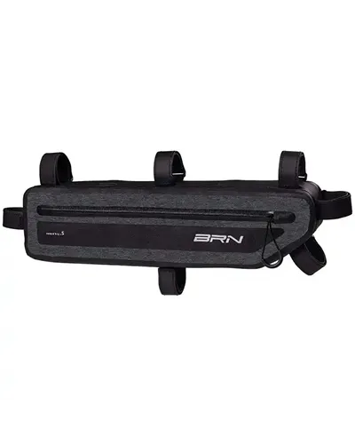 BRN Nomad Borsa Telaio Bici Impermeabile, Nero
