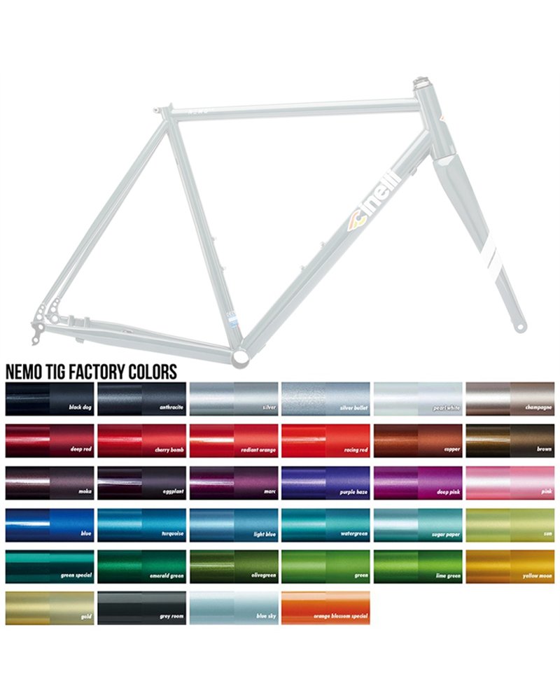 Cinelli Nemo Tig Disc Road Frameset (Factory Colors)