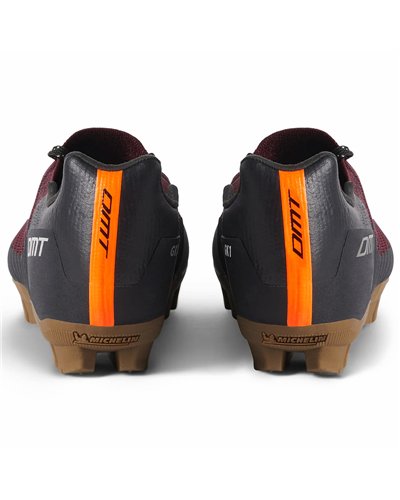 DMT GK1 Scarpe Gravel Uomo, Nero/Bordeaux