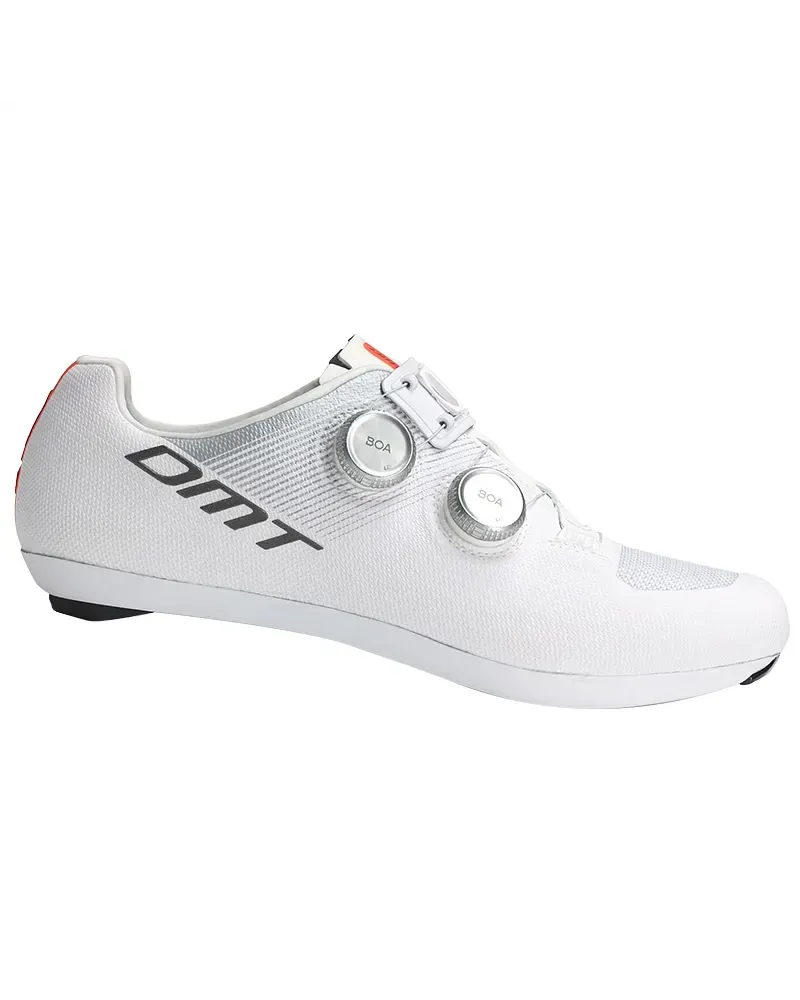 DMT KR0 Evo Scarpe Strada Uomo, Bianco/Argento