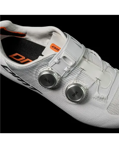 DMT KR0 Evo Men's Road Cycling Shoes, White/Silver