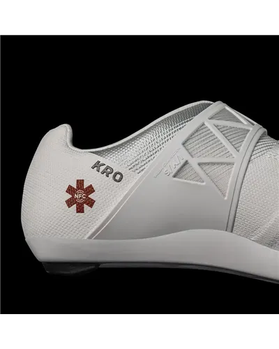 DMT KR0 Evo Men's Road Cycling Shoes, White/Silver
