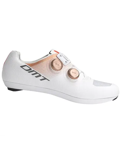 DMT KR0 Evo Scarpe Strada Uomo, Bianco/Bronzo