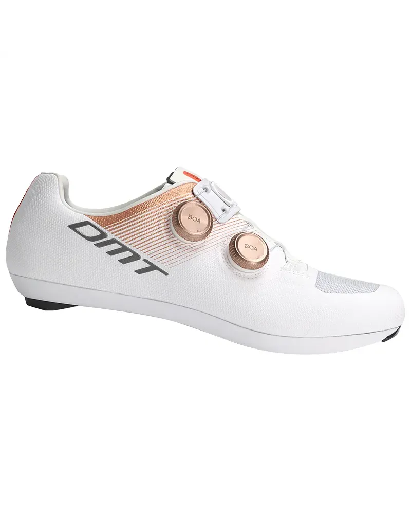 DMT KR0 Evo Men's Road Cycling Shoes, White/Bronze