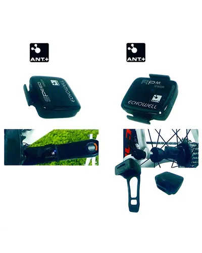 Echowell Hub Speed Sensor/Crank Cadence Sensor ANT+ 