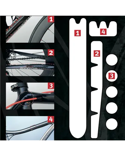 Effetto Mariposa Shelter Off Road Kit Protezione Telaio Bici