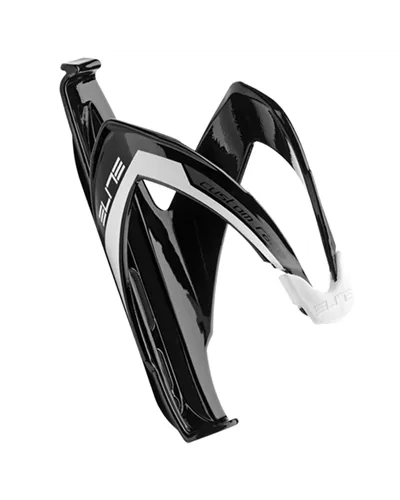 Elite Portaborraccia Custom Race, Nero/Logo Bianco (Lucido)