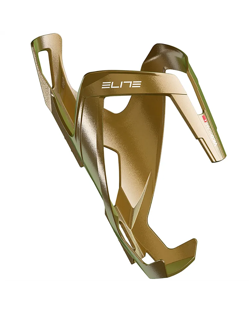 Elite Bottle Cage Vico Glam, Metal Gold/White
