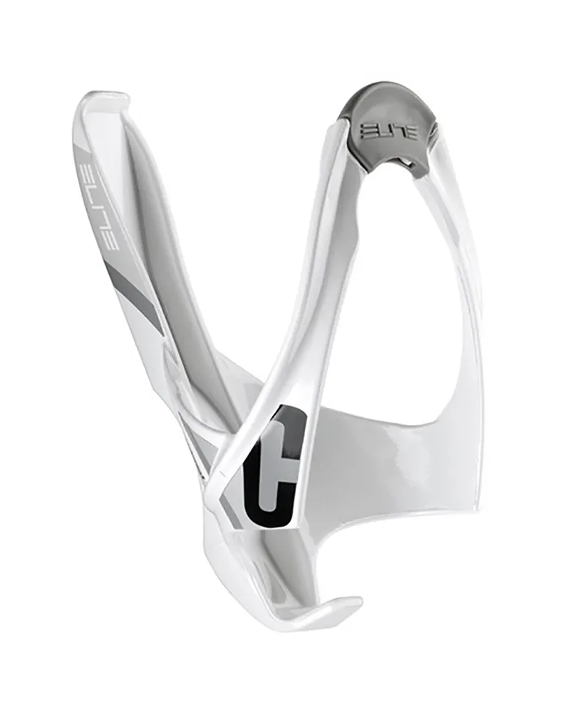 Elite Bottle Cage Cannibal Fiberglass White Glossy