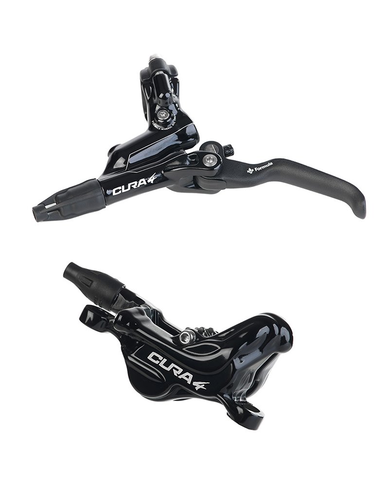 Formula Cura 4 Hydraulic Disc Brake 4-pistons Alu Lever, Black