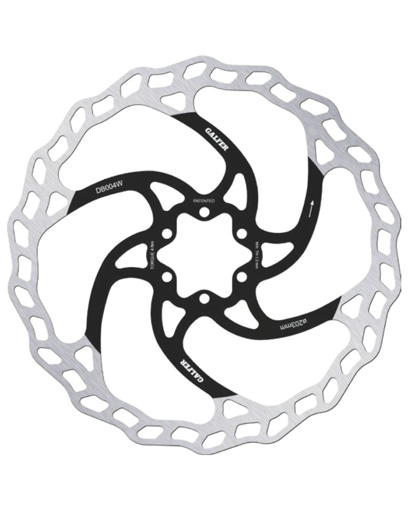 Galfer Disc Wave Brake Rotor 203mm 1.8mm 6 Bolts