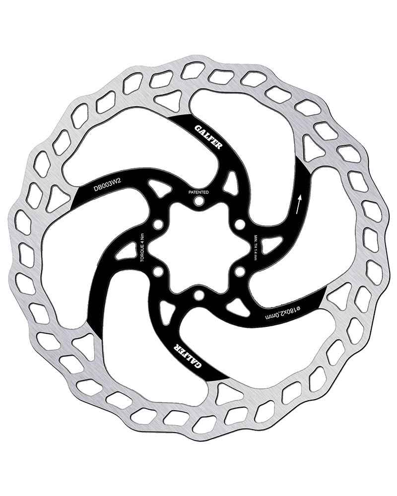 Galfer Disco e-Bike MTB Disc Wave 180mm 6 Fori