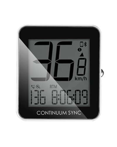 Giant Ciclocomputer Continuum Sync con Sensore, White