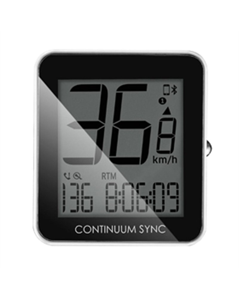Giant Bike Computer Continuum Sync with Sensor, White