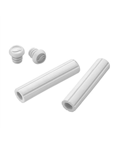 Giant HandleHandlebar Grips Contact Silicone Grip, White
