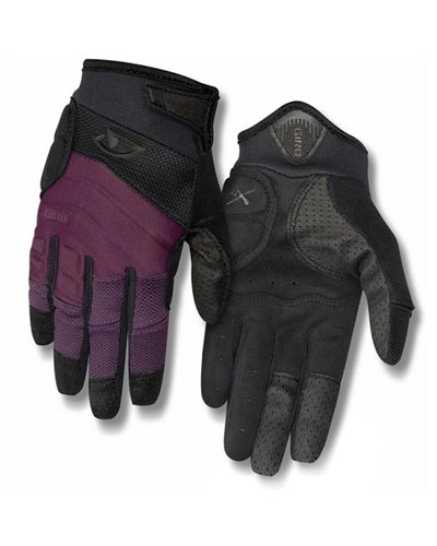 Giro Xena Guanti Ciclismo Touchscreen Donna, Viola/Nero