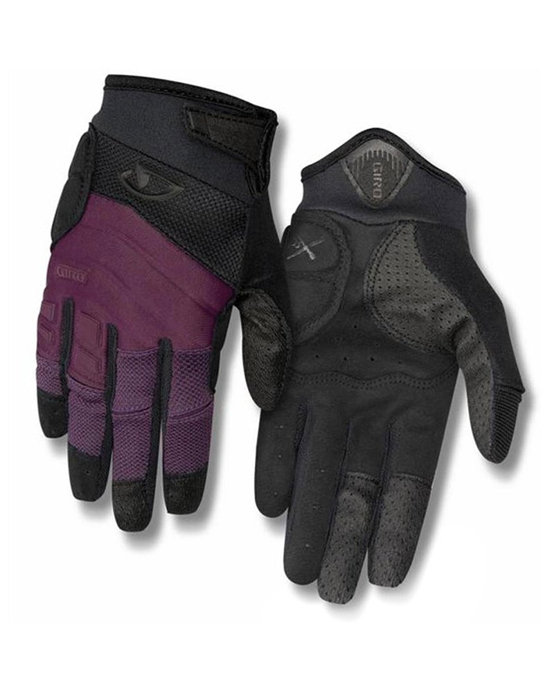 Giro Xena Guanti Ciclismo Touchscreen Donna, Viola/Nero