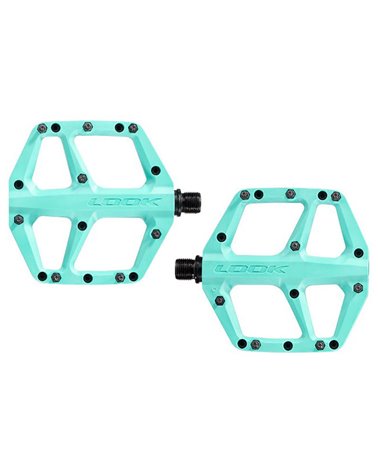 Look Trail Fusion MTB Flat Pedals, Ice Blue