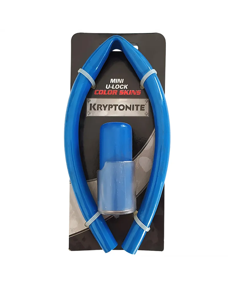 Kryptonite Mini U-Lock Color Skin Kit, Blue