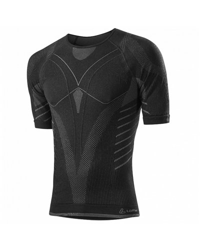 Loeffler Maglia Intimo Maniche Corte Transtex Warm Seamless SS Shirt, Black