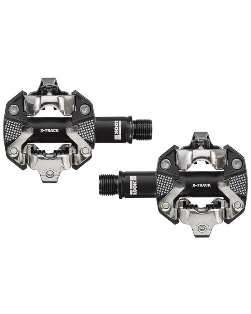 Look X-Track Dark Grey Pedali Bici MTB con Tacchette