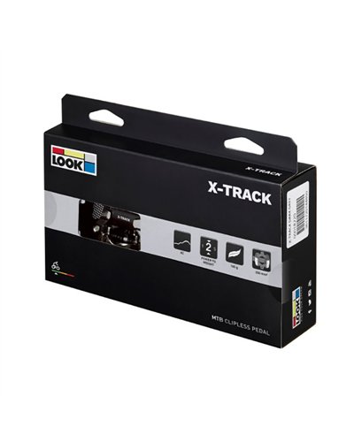 Look X-Track Dark Grey Pedali Bici MTB con Tacchette