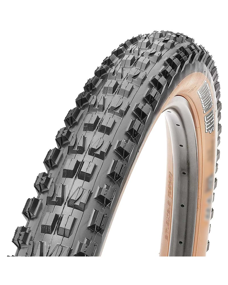 Maxxis Minion DHF Exo TR 29X2.50WT 60TPI Dual Compound Folding, Tan Wall
