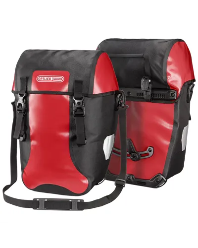 Ortlieb Bike-Packer F2601 Coppia Borse Bici 40 Litri, Rosso/Nero