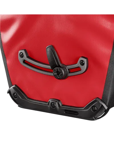 Ortlieb Bike-Packer F2601 Bike Panniers - Pair Rear 40 Liters, Red/Black