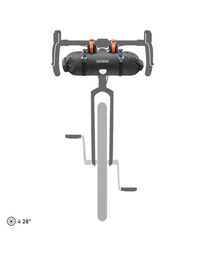 Ortlieb Handlebar-Pack F9932 Borsa Manubrio 9 Litri, Nero Opaco