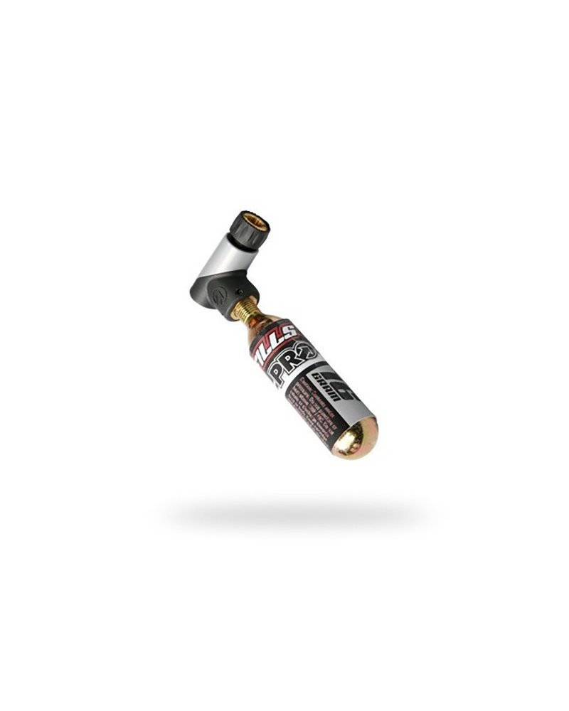 Pro Rubinetto Raccordo Micro per Bombolette CO2, Argento/Nero