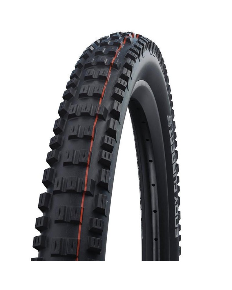 Schwalbe Eddy Current Front 27.5x2.80 EVO Super Trail Addix Soft Tubeless Ready Tyre, Black