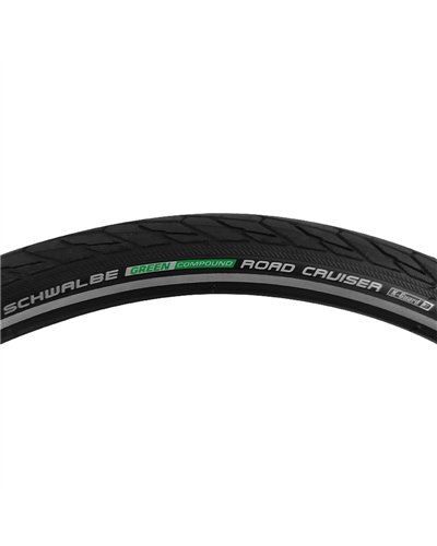 Schwalbe Road Cruiser 26x1.75 47-559 Active Line K-Guard Green Compound Copertone Rigido, Black/Reflex
