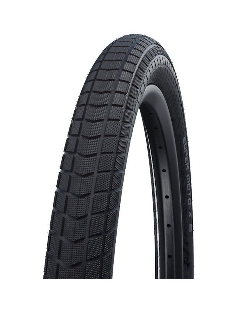 Schwalbe Super Moto-X 27.5x2.80 Performance Wired Addix DD RaceGuard Copertone Rigido, Nero
