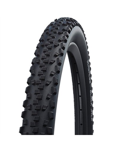 Schwalbe Black Jack 24x2.10 K-Guard SBC HS407 Copertone Rigido, Nero
