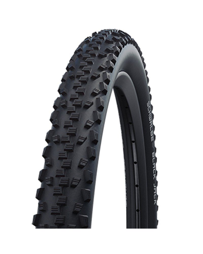 Schwalbe Black Jack 24x2.10 K-Guard SBC HS407 Copertone Rigido, Nero
