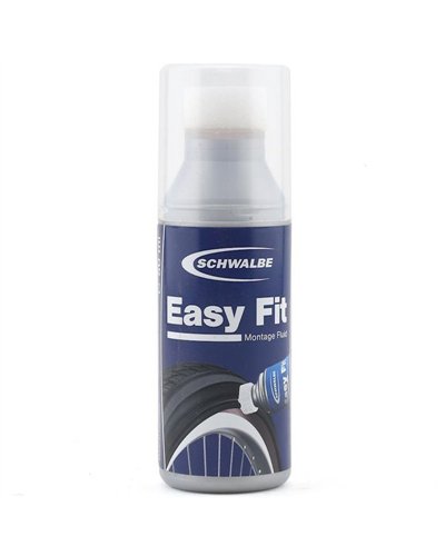Schwalbe Easy Fit Fluido Montaggio Pneumatici Bici (50ml - Applicatore con Spugna)