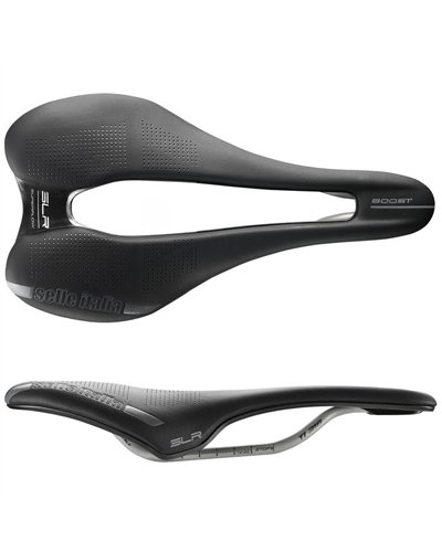 Selle Italia Sella SLR Boost TI316 Superflow, Nero