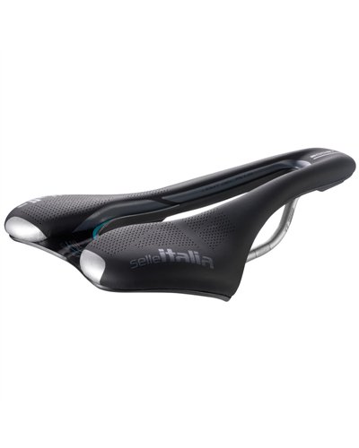 Selle Italia Sella SLR Boost Gravel TI316 Superflow, Nero